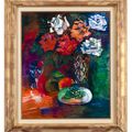 Jean Dufy — Букет из изюма и роз, изображение 2