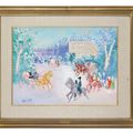 Jean Dufy — Прогулка с кавалерами по Булонскому лесу, изображение 2