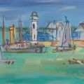 Jean Dufy — Первое блюдо из порта Онфлер, изображение 1