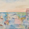 Jean Dufy — Порт-средиземноморье, изображение 1