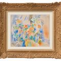 Jean Dufy — Букет из роз и лилий, изображение 2