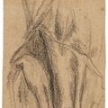 Jean Francois Millet — Проработка фартука (спереди) ; Проработка драпировки (сзади), изображение 1