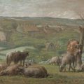 Jean Francois Millet — Сельский пейзаж, изображение 1