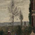 Jean-Baptiste-Camille Corot — Куломье, сад М. Прешеза, изображение 1