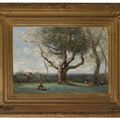 Jean-Baptiste-Camille Corot — Ле-гро-Арбр (окрестности Гурне), изображение 2