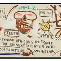 Jean-Michel Basquiat — Голливудские африканцы перед китайским театром с отпечатками ног кинозвезд, изображение 2