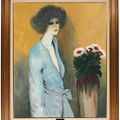 Jean-Pierre Cassigneul — Женщина и цветы, изображение 2