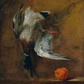 Jean-Siméon Chardin — Кряква и горький апельсин, изображение 1