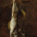 Jean-Siméon Chardin — Мертвый кролик и сумка, изображение 1