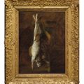 Jean-Siméon Chardin — Мертвый кролик и сумка, изображение 2
