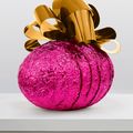 Jeff Koons — Яйцо в стиле барокко с бантом (розовое/золотое), изображение 1