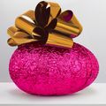 Jeff Koons — Яйцо в стиле барокко с бантом (розовое/золотое), изображение 2