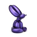 Jeff Koons — Воздушный лебедь (пурпурный), Воздушная обезьянка (оранжевый) и воздушный кролик (фиолетовый), изображение 3