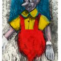 Jim Dine — Красные эмалевые брюки, изображение 1