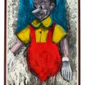 Jim Dine — Красные эмалевые брюки, изображение 2