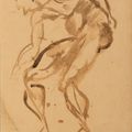 Joan Miró — Без названия (Обнаженная, наклонившаяся вперед в профиль), изображение 1