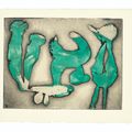 Joan Miró — Вечер любви 1951 года: шесть тарелок, изображение 3