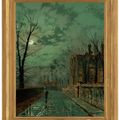 John Atkinson Grimshaw — Переулок недалеко от Честера, изображение 3