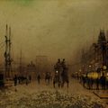 John Atkinson Grimshaw — Доки Глазго в сумерках, изображение 2