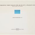 John Baldessari — Подбрасывание трех мячей в воздух, чтобы получить прямую линию (лучшая из тридцати шести попыток), изображение 14