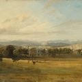 John Constable — Набросок Лейтон-Холла, Ланкашир, холмов Озерного края за его пределами, изображение 1
