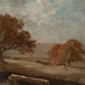 John Constable — Парковая поляна, за которой виднелась церковь Дедхэм, изображение 1