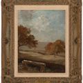 John Constable — Парковая поляна, за которой виднелась церковь Дедхэм, изображение 2