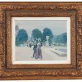 John Duncan Fergusson — Люксембургский сад, Вечер, изображение 2
