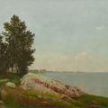 John Frederick Kensett — Исследование на Лонг-Айленд-Саунд в Дариене, штат Коннектикут, изображение 1