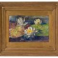 John La Farge — Кувшинки. Красные и зеленые листочки. Позируем с натуры, изображение 2