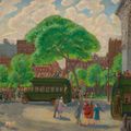 John Sloan — Автобусы на площади, изображение 1