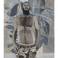 Jonas Wood — Без названия (автопортрет BW), изображение 1