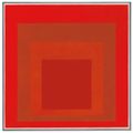 Josef Albers — Дань уважения площади: Между двумя алыми, изображение 1