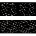 Josef Albers — (i) Структурная группировка: Duo H (ii) Структурная группировка: Duo B, изображение 1