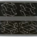 Josef Albers — (i) Структурная группировка: Duo H (ii) Структурная группировка: Duo B, изображение 2