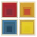 Josef Albers — Квадраты с белыми линиями (серия II) (Даниловиц 172), изображение 1