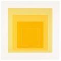 Josef Albers — Квадраты с белыми линиями, серия I: один отпечаток, изображение 1
