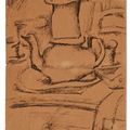 Juan Gris — Смерть природы в кафе, изображение 2