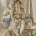 Jules Pascin — Нетте, маленькая маршанда с цветами, изображение 1