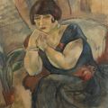 Jules Pascin — Портрет мадам Жанны Салмон, изображение 1