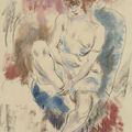 Jules Pascin — Начало (справа); Этюд (сзади), изображение 1