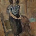 Jules Pascin — Дебютный портрет молодой женщины, изображение 1