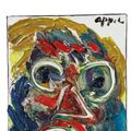 Karel Appel — Гриммиг Гезихт (Мрачное лицо), изображение 1