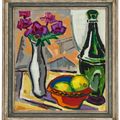 Karl Schmidt-Rottluff — Белая ваза и глиняная фляжка, изображение 2