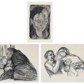 Käthe Kollwitz — Три гравюры художника, изображение 1