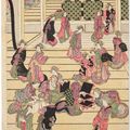 Katsushika Hokusai — Новый год в Йошиваре, изображение 2