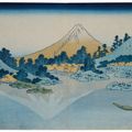 Katsushika Hokusai — Кошу Мисака суймен (поверхность озера Мисака, провинция Кай), изображение 1