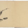 Katsushika Hokusai — Рисунки цветов, птиц и фигур, изображение 5