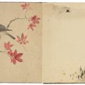Katsushika Hokusai — Рисунки цветов, птиц и фигур, изображение 10