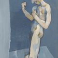 Keith Vaughan — Исследование боксера, изображение 1